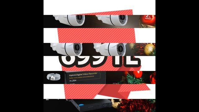 4 Kameralı Güvenlik Sistemi Kampanyalı 2 Mp 1080p смотреть онлайн