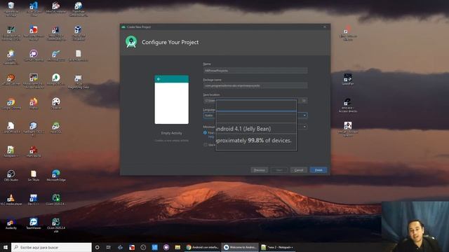 ? Crear un proyecto con interfaz gráfica con Android Studio [01] смотреть онлайн