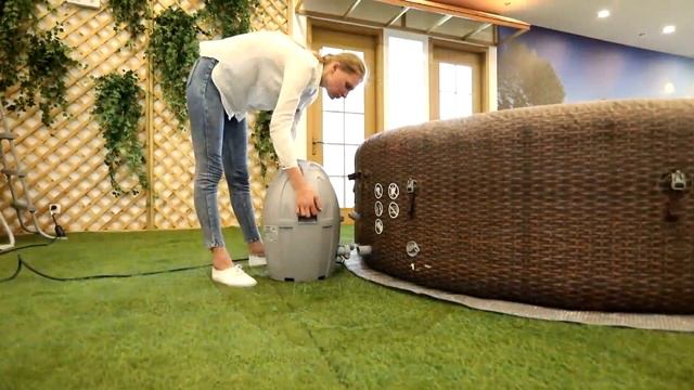 Установка спа бассейна Bestway Lay-z-spa St. Moritz AirJet 54175 смотреть онлайн