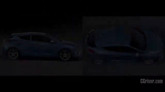 3D Model: Renault Megane 3door GT 2014 - CGriver.com смотреть онлайн