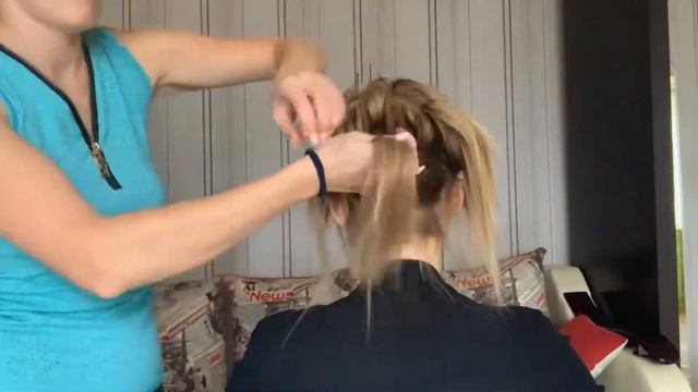 Прическа на короткие волосы смотреть онлайн