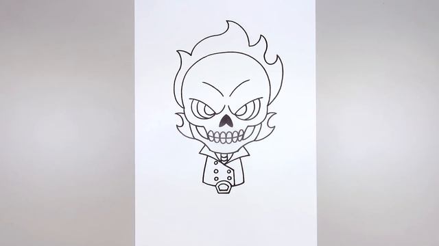 How To Draw Ghostrider | Fortnite смотреть онлайн