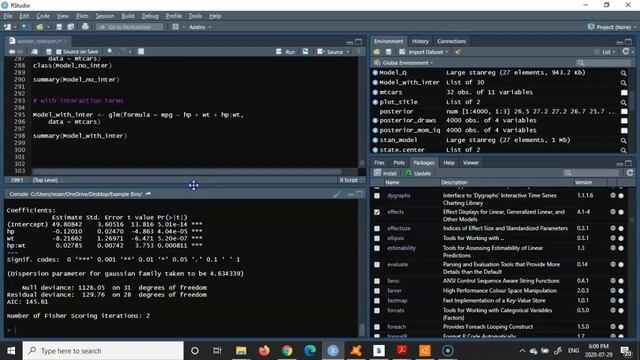 24- Interaction Terms in Non Bayesian Regression Analysis ( in R) смотреть онлайн
