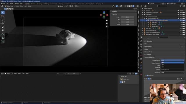 Colour Theory in Blender, with some Unexpected results. смотреть онлайн
