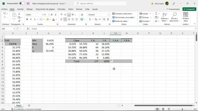 Tabla e histograma de frecuencias con Excel смотреть онлайн