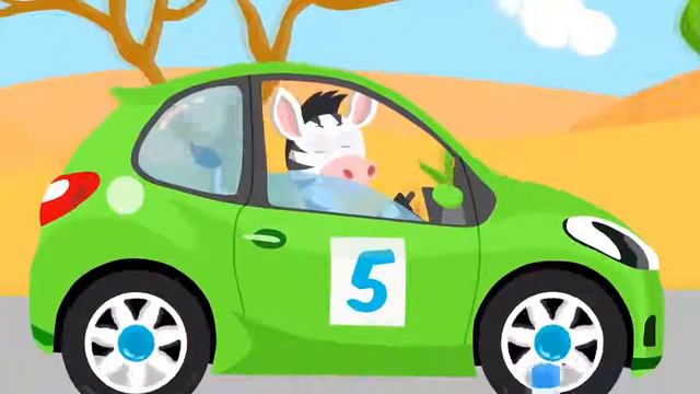 Машинки 2 Кто в машине едет помоги нам угадай Детская песенка про животных смотреть онлайн