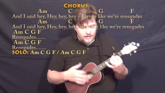 Renegades (X Ambassadors) Ukulele Cover Lesson with Chords/Lyrics - Capo 2nd смотреть онлайн