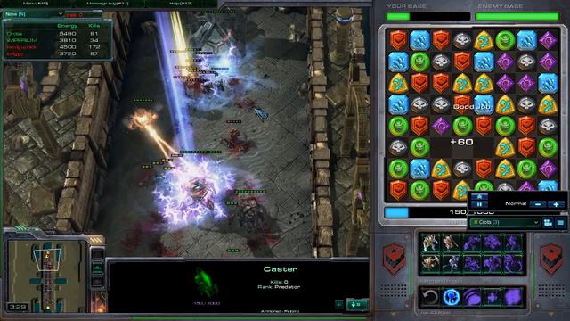 StarCraft 2 - StarJeweled - Mindcontrol Feature / Ability / Bug - Dualcast with Honey/TheWife смотреть онлайн