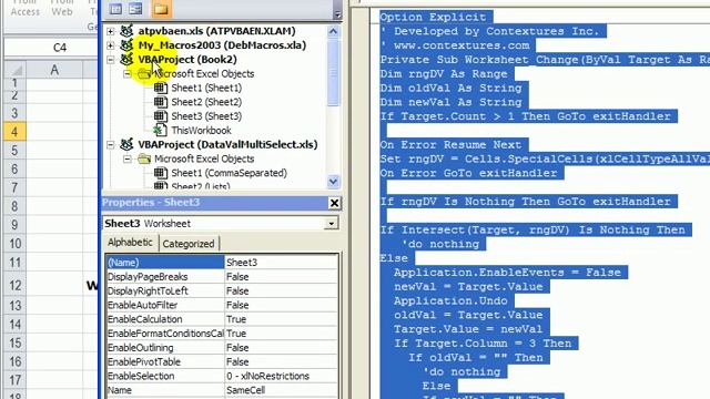 Data Validation Multiple Selection Setup смотреть онлайн