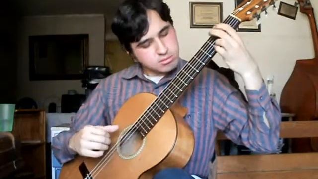 Gabriel Espinoza plays Mazurka in G by Francisco Tárrega смотреть онлайн