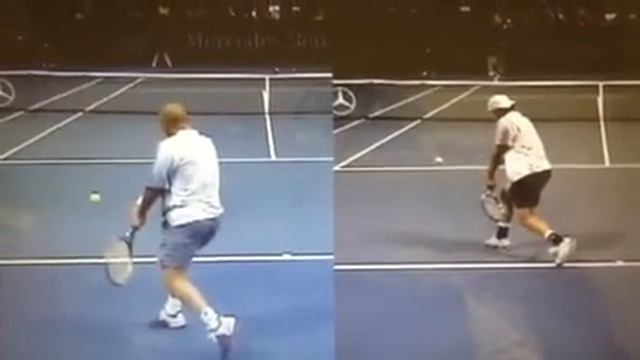 Agassi Roddick Backhand