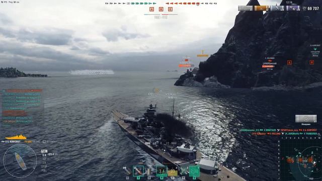 World Of Warships : Убрать перископ!