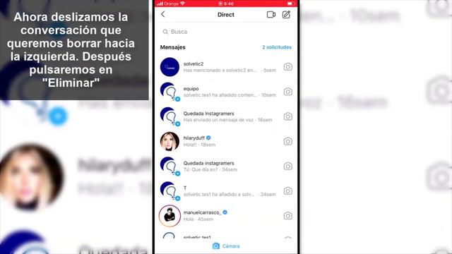 🗑 Cómo VACIAR CHAT de Instagram en iPhone смотреть онлайн