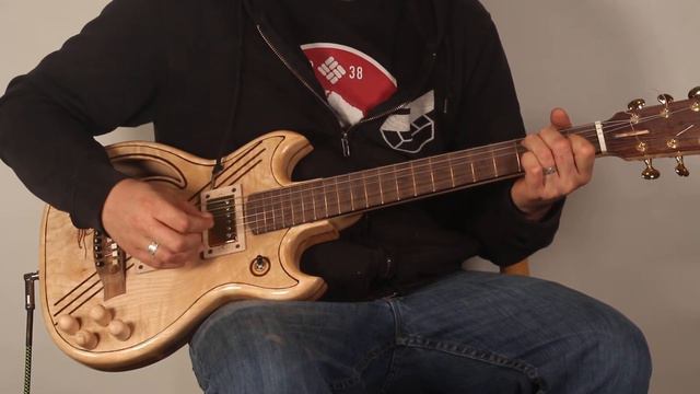 Portland Guitar Luthier Hollow Body Electric Guitar смотреть онлайн