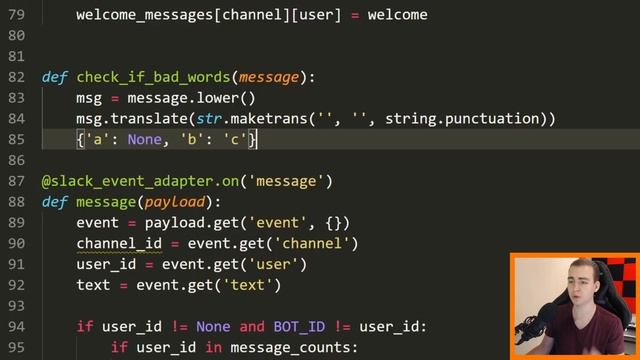 Python Slack Bot Tutorial #6 - Replying to Messages (Using Threads) смотреть онлайн