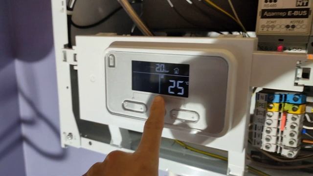 Protherm ray 9 + zont h-2 + адаптер e-bus смотреть онлайн