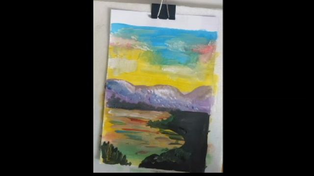 Рисуем пейзаж (15), легко и просто смотреть онлайн