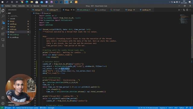 RSI TRADING BOT WITH PYTHON AND METATRADER 5!!! смотреть онлайн