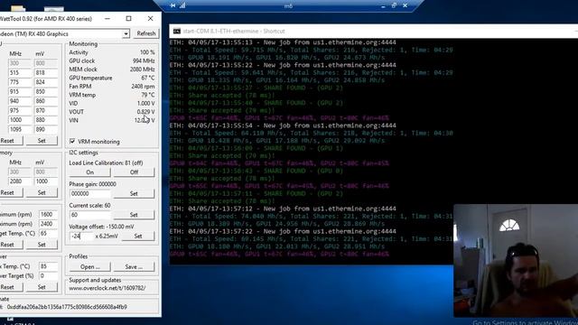 RX480 ref mod állitgatás смотреть онлайн