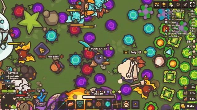 [TAMING.IO] THE BIGGEST BASE IN TAMING HISTORY! 80 MILLION SCORE! смотреть онлайн