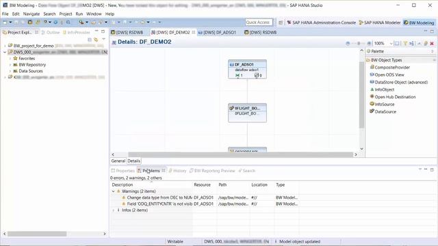 [SAP BW/4HANA1.0]: Data Flows - Connect to Objects смотреть онлайн
