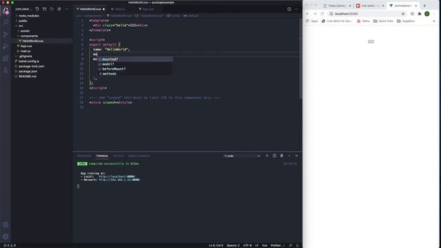 Axios Using Vuejs - Fetch Posts From Api смотреть онлайн
