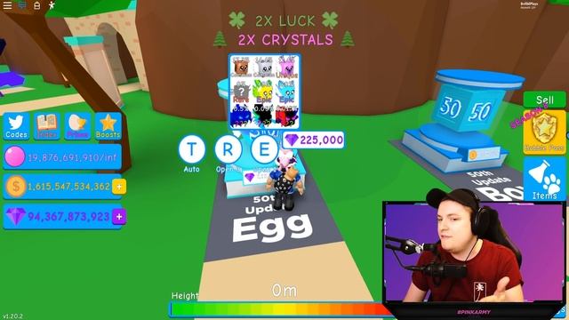 7 FREE Shiny MYTHICAL Pet Codes In Bubble Gum Simulator Update! Roblox смотреть онлайн