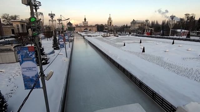 ВДНХ зимой, Армения на ВДНХ, кафе на ВДНХ смотреть онлайн