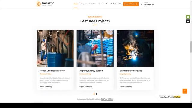 Ayanami - Factory and Manufacturing WordPress Theme industrial factory automotiv смотреть онлайн