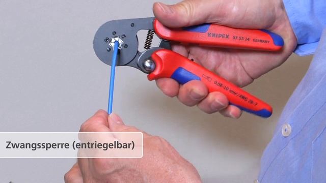 KNIPEX Selbsteinstellende Crimpzange mit Seiteneinführung (97 53 14) смотреть онлайн
