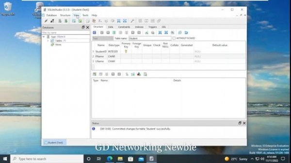 Use SQLite Studio and its SQL Editor