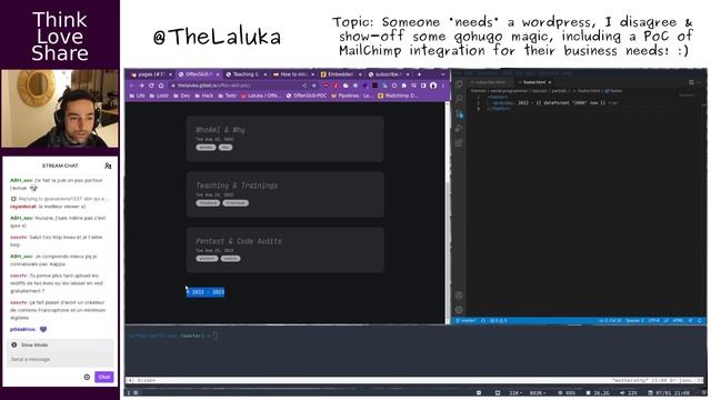 EP 001 | Say NO To Wordpress, And YES To Static Sites (Here A PoC With GoHugo & MailChimp)