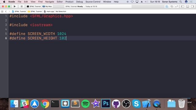 Tic-Tac-Toe SFML C++ - (Mac Setup) смотреть онлайн