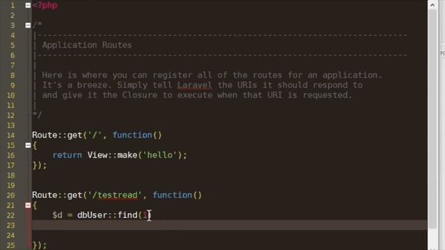 ISD 12.2 Laravel: reading data from database смотреть онлайн