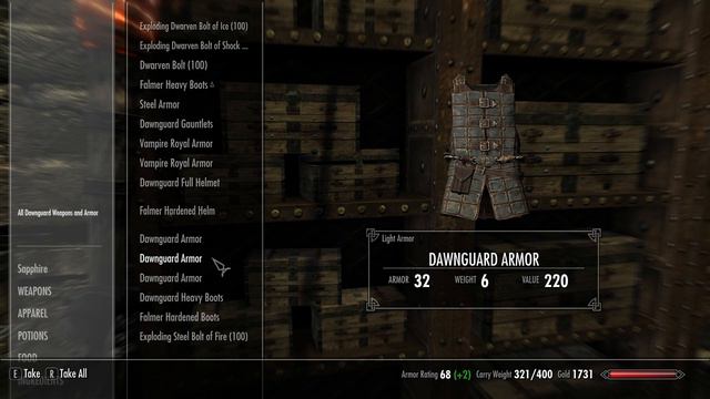 Dawnguard Armor смотреть онлайн