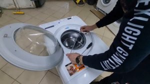 Как заменить манжету  за 5 минут на стиральной машине индезит?!