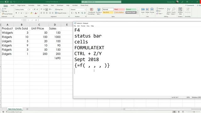 Array formulas in Excel смотреть онлайн