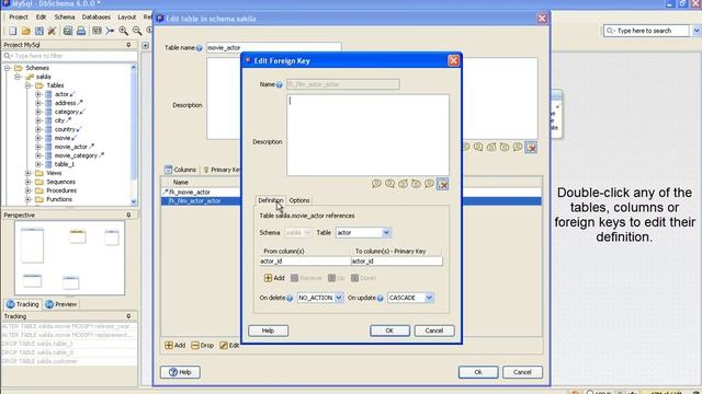4. Edit tables, columns or foreign keys смотреть онлайн