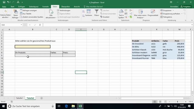 Professionelle Formulare in Excel: Fehlervermeidung und Arbeitserleichterung durch Drop Down Felder смотреть онлайн