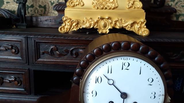 Каминные, настольные часы с боем lenzkirch . смотреть онлайн