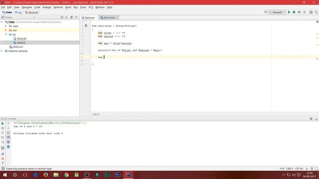 Kotlin Programming Language Hindi/Urdu 5# Get Show value of Variable смотреть онлайн