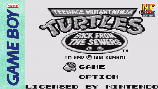 TMNT II (2): Back From The Sewers. Hard Mode. Game Boy [No Damage Walkthrough (All Bonus Levels)] GB