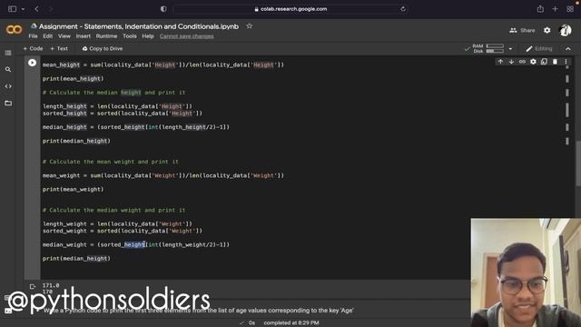 Solving AlmaBetter's Python for Data science Assignment 5 | Statements, Indentation and Conditional смотреть онлайн