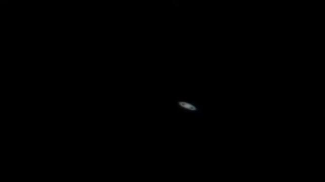 The Saturn through my 150mm reflective telescope. Zoom 37.5x смотреть онлайн