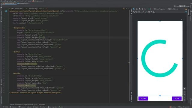 How to Create Circular Progressbar in Android [2021] смотреть онлайн