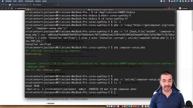 #02 - Instalar composer de forma global accesible desde todo el sistema en MacOs смотреть онлайн
