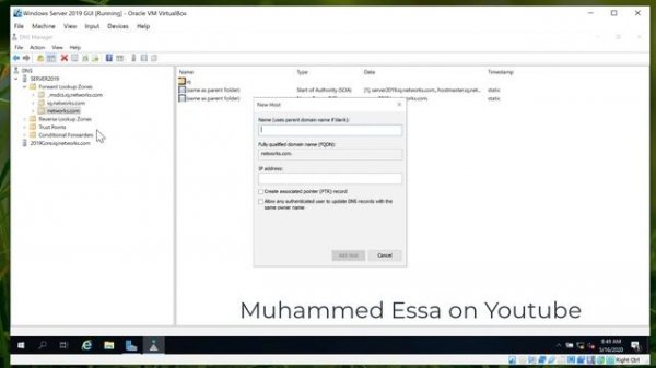 34 Microsoft Windows Server 2019 | Mail Exchange Add MX Record in DNS