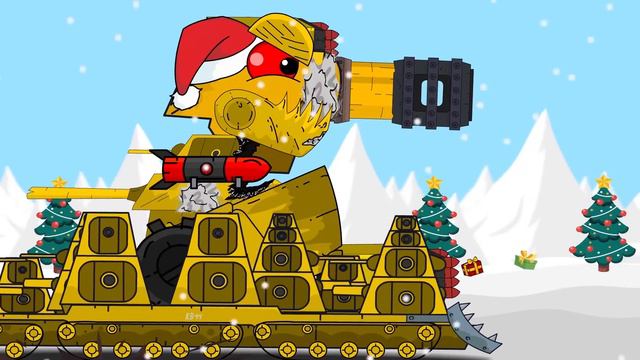 Эволюция гибридов КВ-56 vs КВ-44 vs КВ-34 vs КВ-49 - Мультики про танки смотреть онлайн