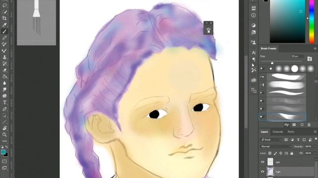 Digital Art | Digital tutorial|Draw with me смотреть онлайн
