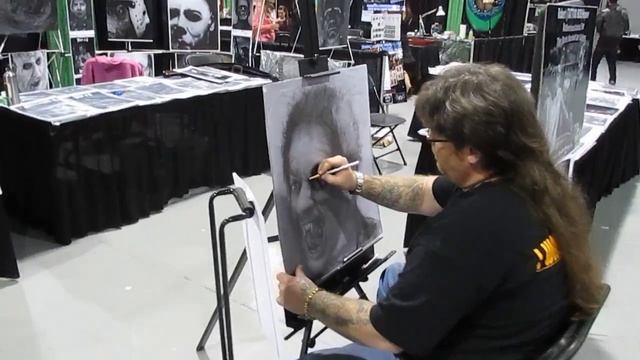 me doing the www.scaresthatcare.org charity sketch of f.mott from true blood.live. смотреть онлайн